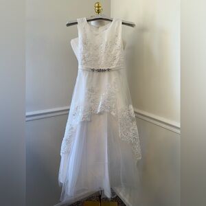 Ivory First Communion / Flower Girl Dress – Size 8 – NWT